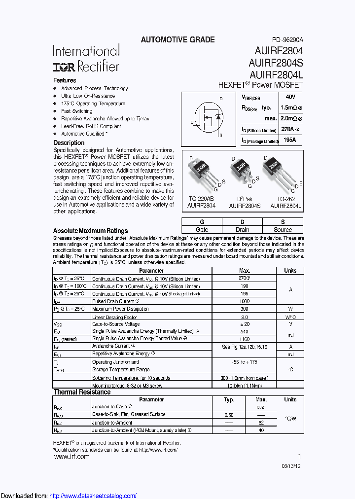 AUIRF2804S_8704848.PDF Datasheet