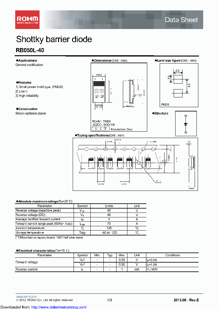 RB050L-40TE25_8709111.PDF Datasheet