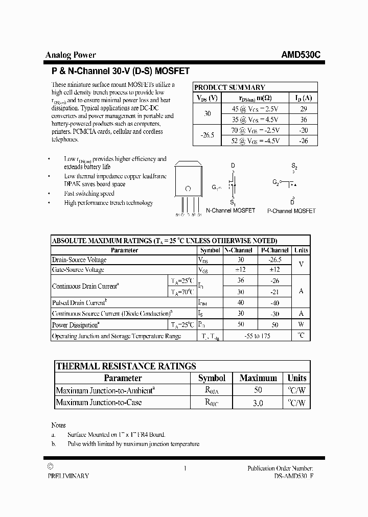 AMD530C_8712864.PDF Datasheet