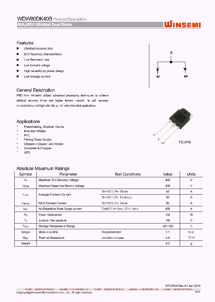 WDW80DK40B_8716444.PDF Datasheet