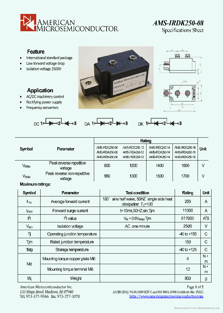 AMS-IRDK250-08_8727155.PDF Datasheet