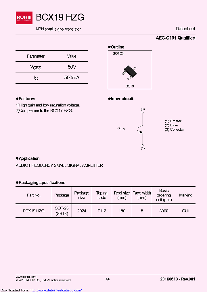 BCX19HZG_8737635.PDF Datasheet