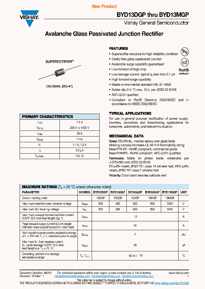 BYD13DGP_8739180.PDF Datasheet