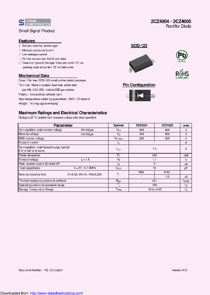 2CZ4005_8741528.PDF Datasheet