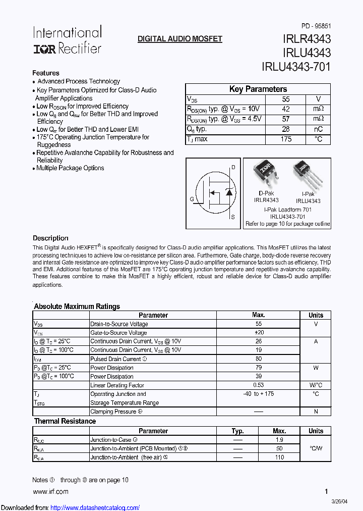 IRLR4343TRL_8743216.PDF Datasheet