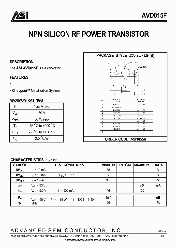 AVD015F_8753923.PDF Datasheet