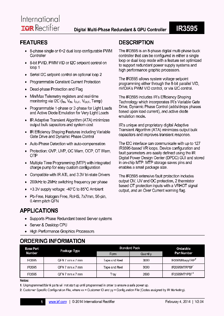 IR3595_8756487.PDF Datasheet