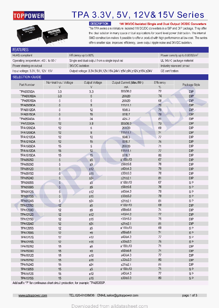 TPA1505DA_8757293.PDF Datasheet