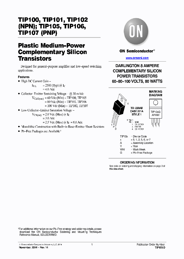 TIP101G_8768332.PDF Datasheet