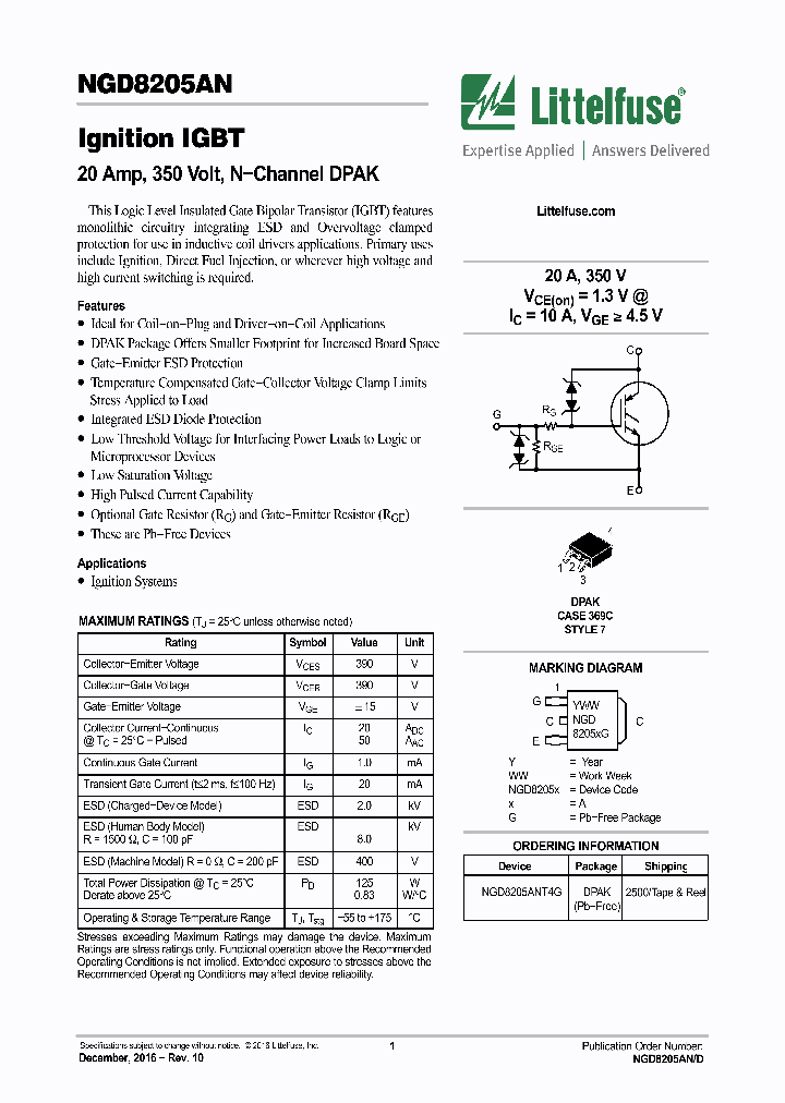 NGD8205AN_8771438.PDF Datasheet