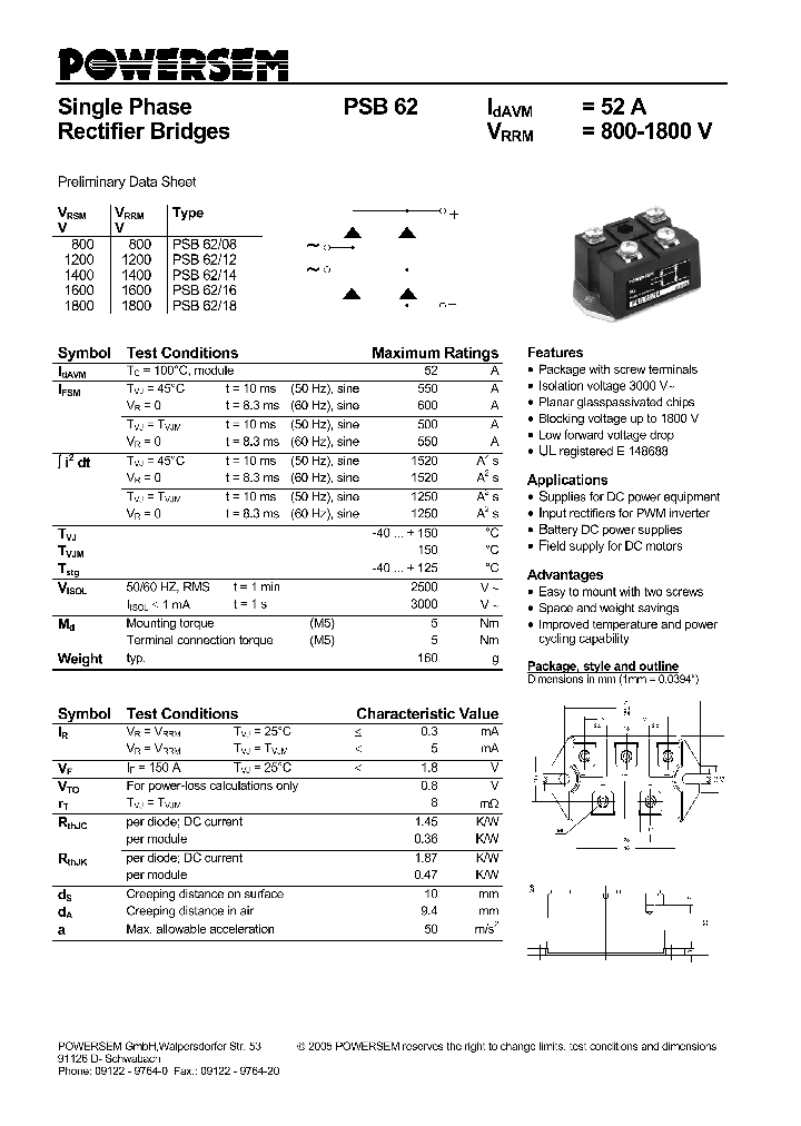 PSB62_8773038.PDF Datasheet