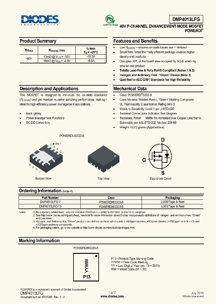 DMP4013LFG-13_8775611.PDF Datasheet