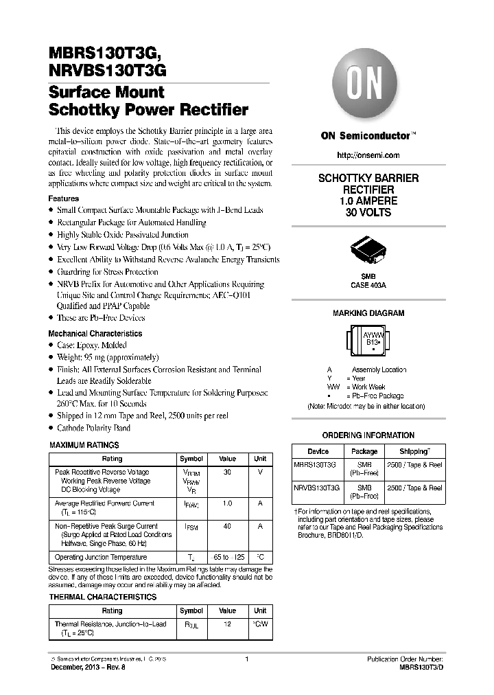 MBRS130T3G_8790339.PDF Datasheet