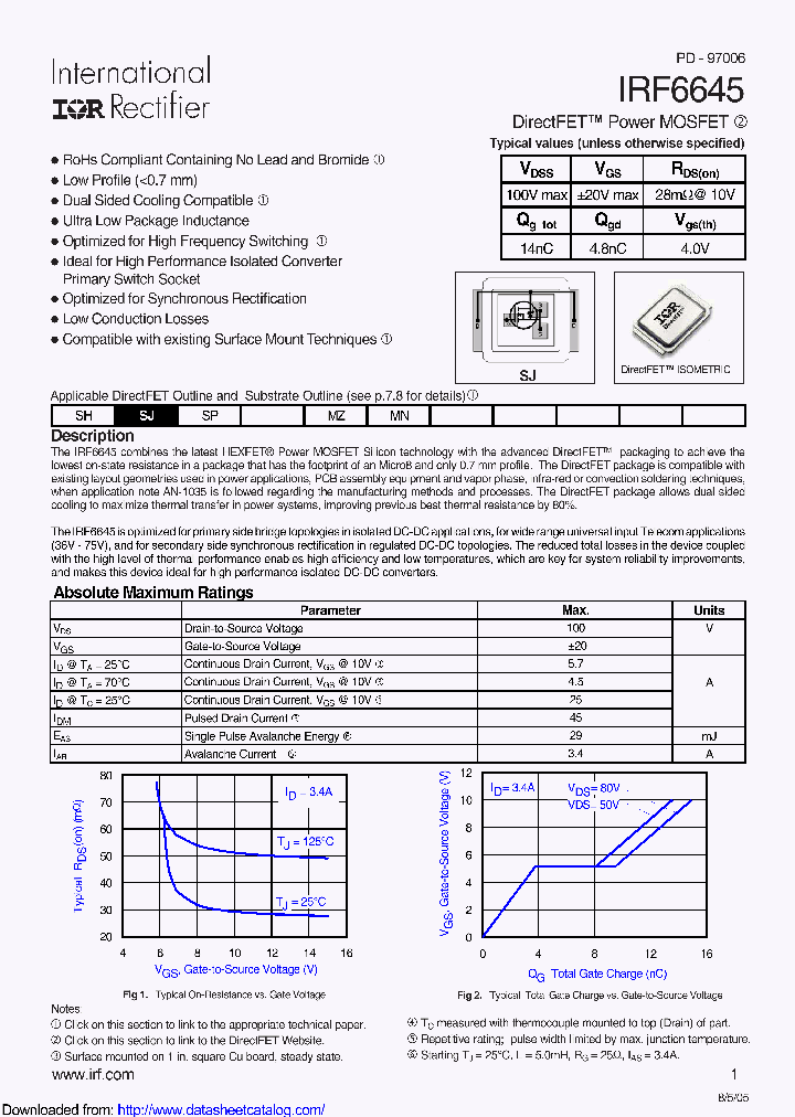 IRF6645TR1_8792695.PDF Datasheet