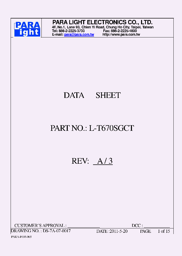 L-T670SGCT_8797109.PDF Datasheet