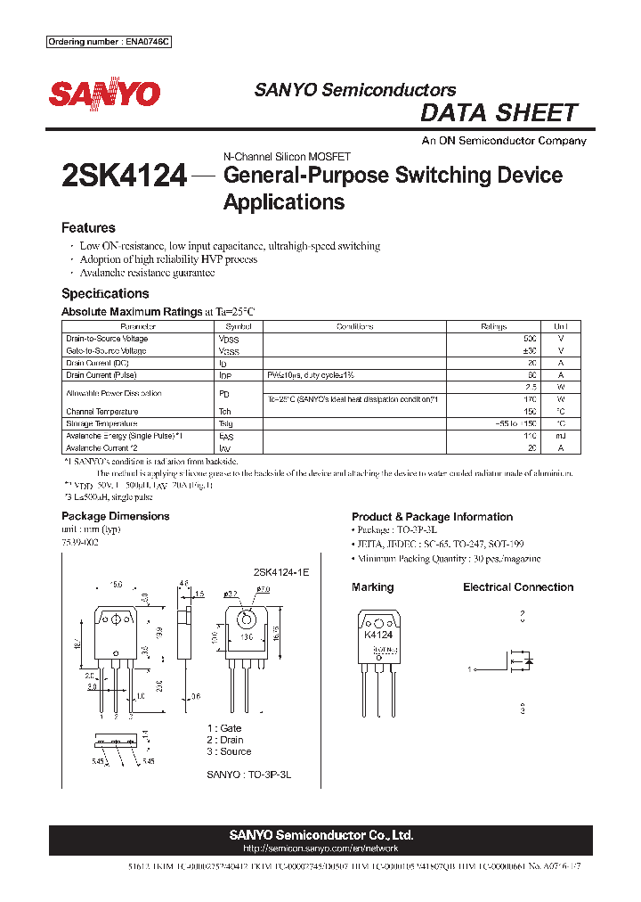 ENA0746C_8812500.PDF Datasheet