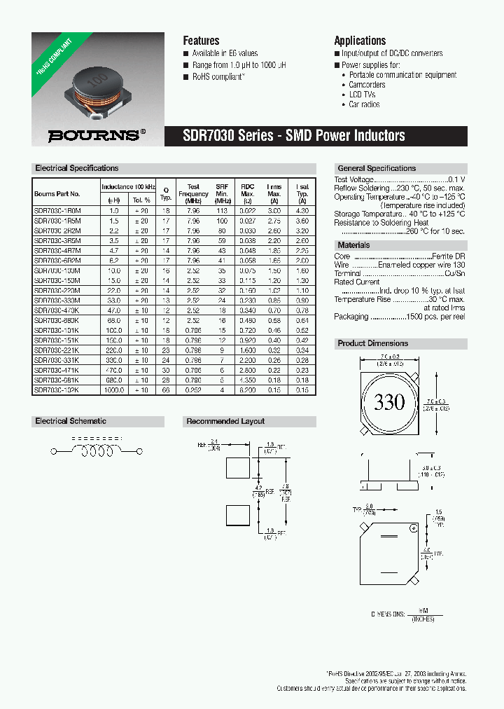 SDR7030-220M_8825759.PDF Datasheet