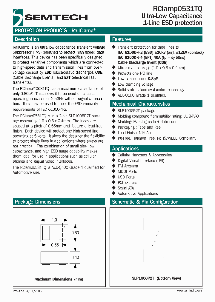 RCLAMP0531TQTCT_8826869.PDF Datasheet