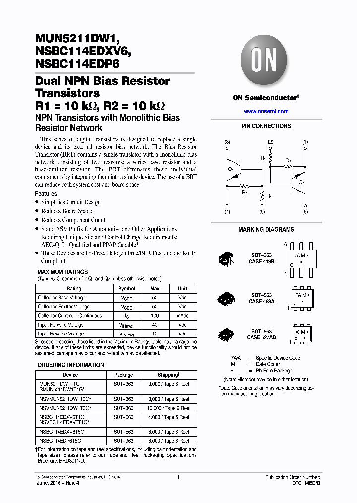 NSVMUN5211DW1T3G_8828396.PDF Datasheet