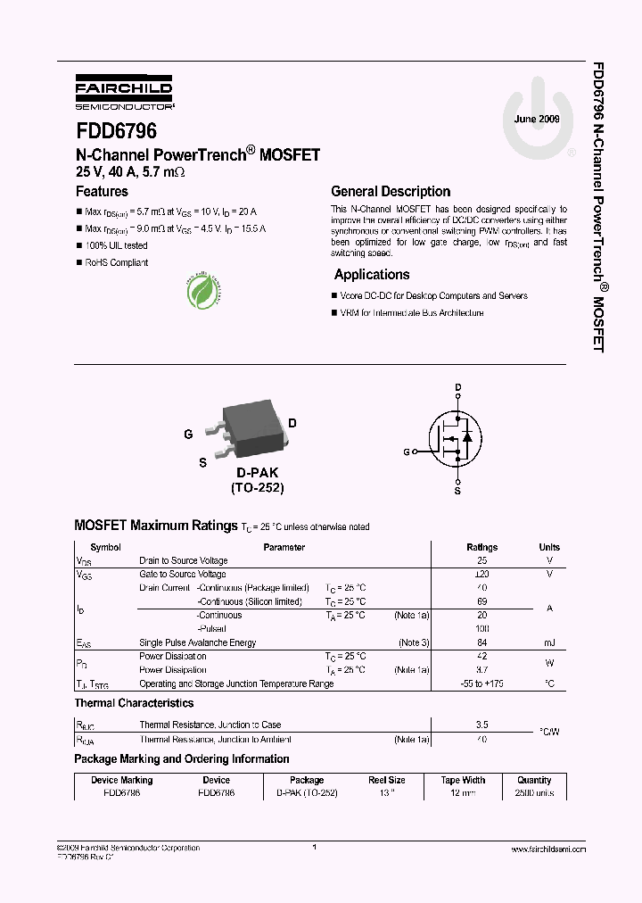 FDD6796_8828565.PDF Datasheet