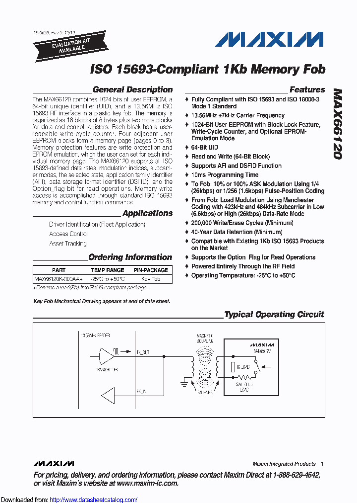 MAX66120_8830820.PDF Datasheet