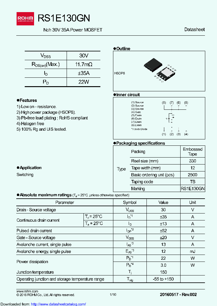 RS1E130GNTB_8838963.PDF Datasheet