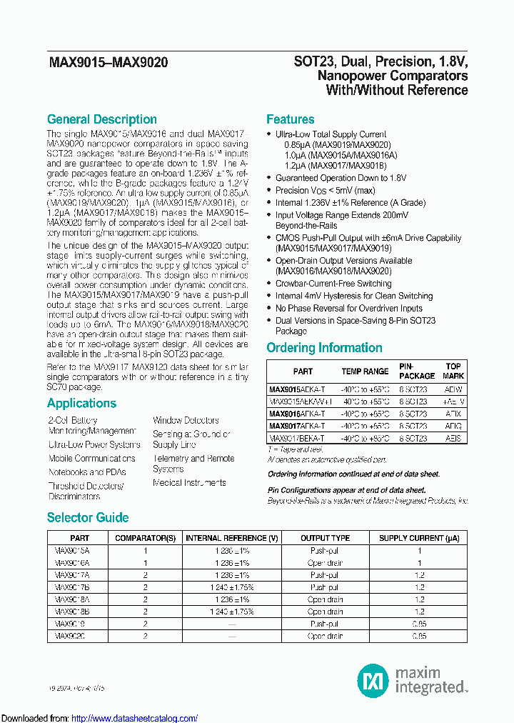 MAX9015AEKAT_8833648.PDF Datasheet