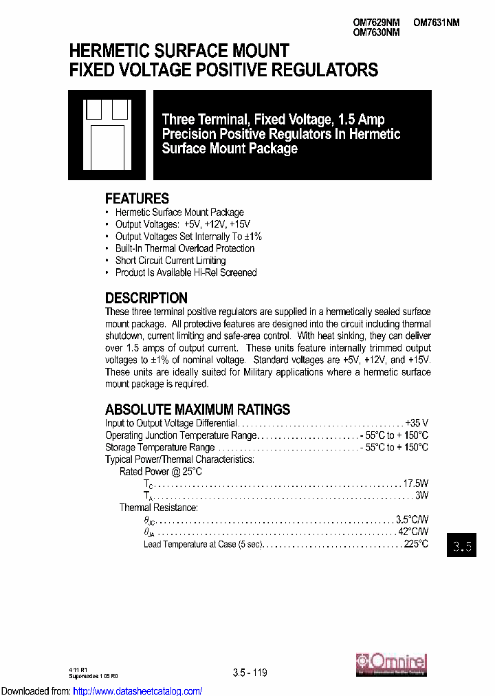 OM7630NMP_8832620.PDF Datasheet