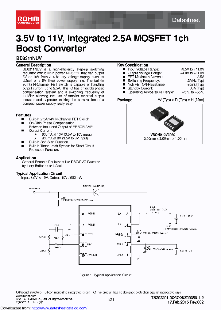 BD8311NUV_8847007.PDF Datasheet