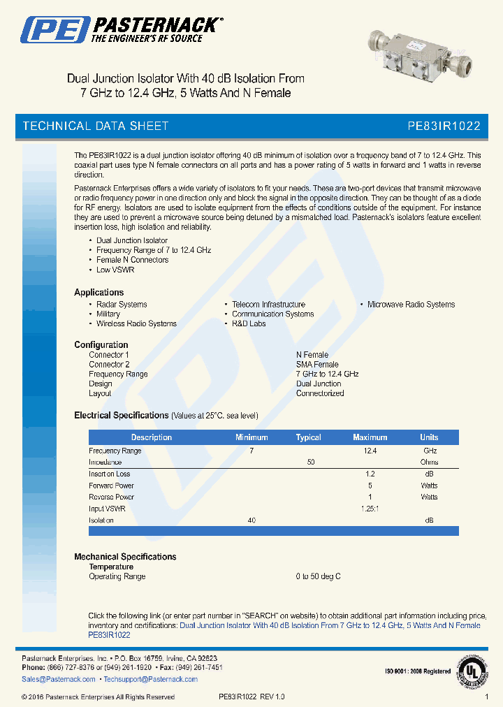PE83IR1022_8839849.PDF Datasheet