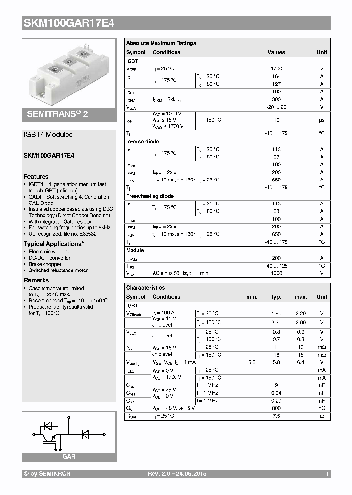 SKM100GAR17E4_8843855.PDF Datasheet