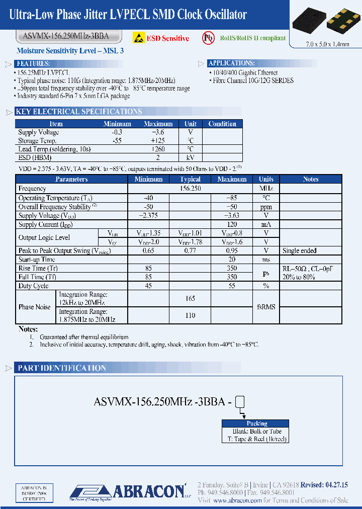 ASVMX-156250MHZ-3BBA_8850884.PDF Datasheet