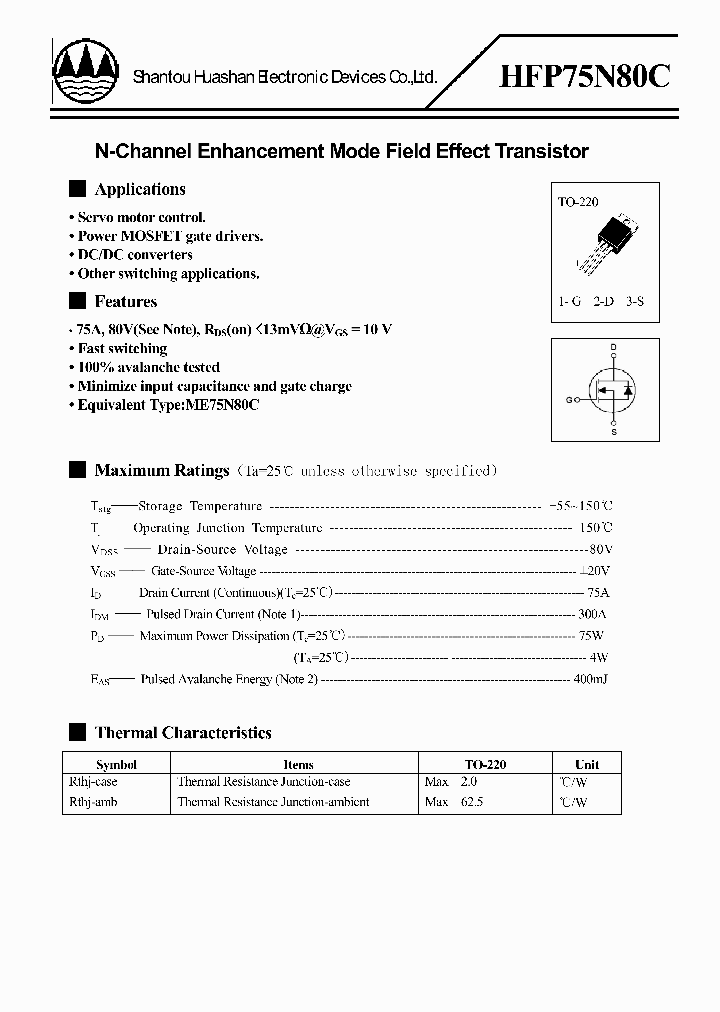 HFP75N80C_8857253.PDF Datasheet