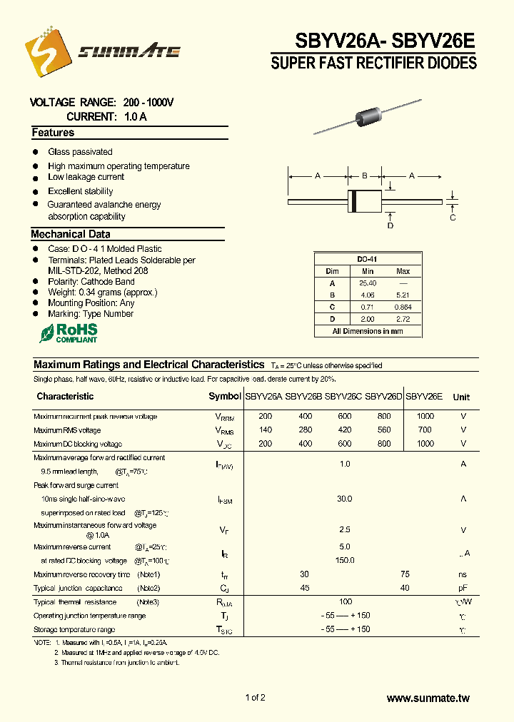 SBYV26A_8858529.PDF Datasheet