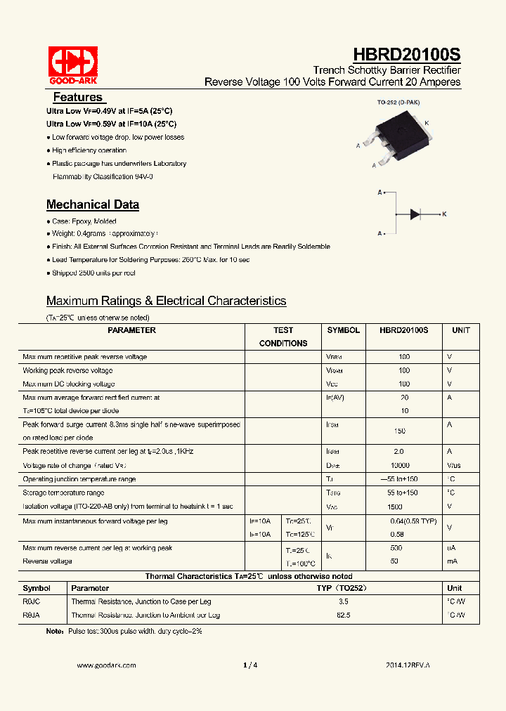 HBRD20100S_8858599.PDF Datasheet