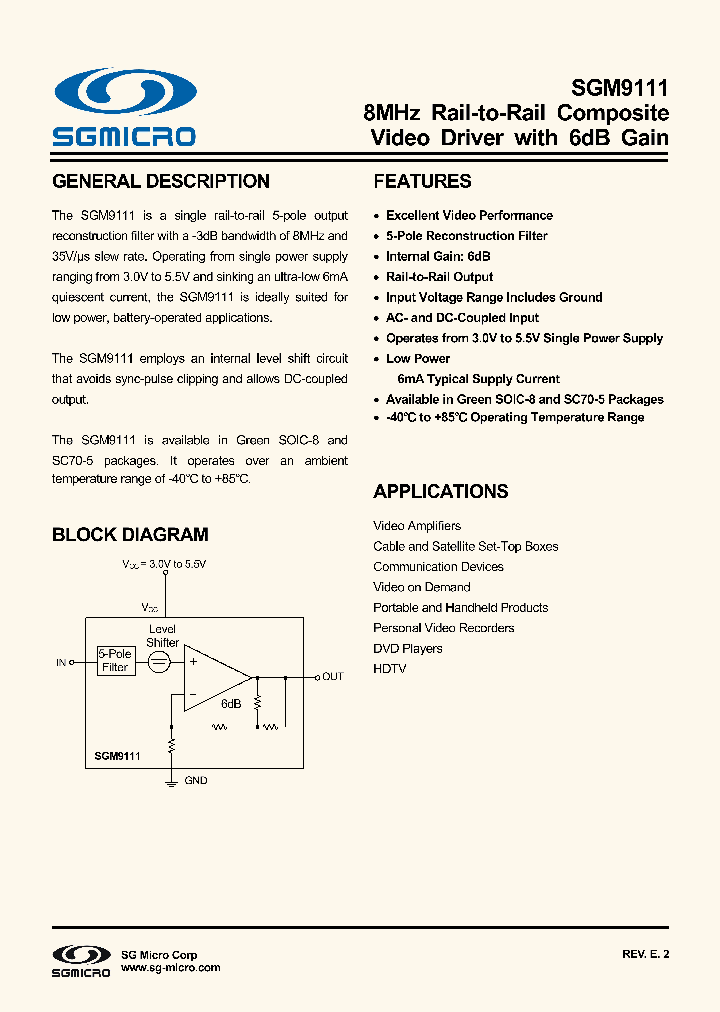 SGM9111_8863511.PDF Datasheet