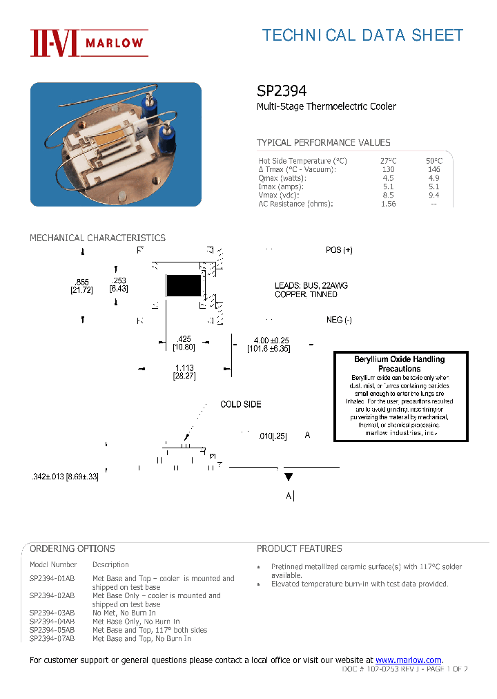 SP2394-05AB_8867886.PDF Datasheet