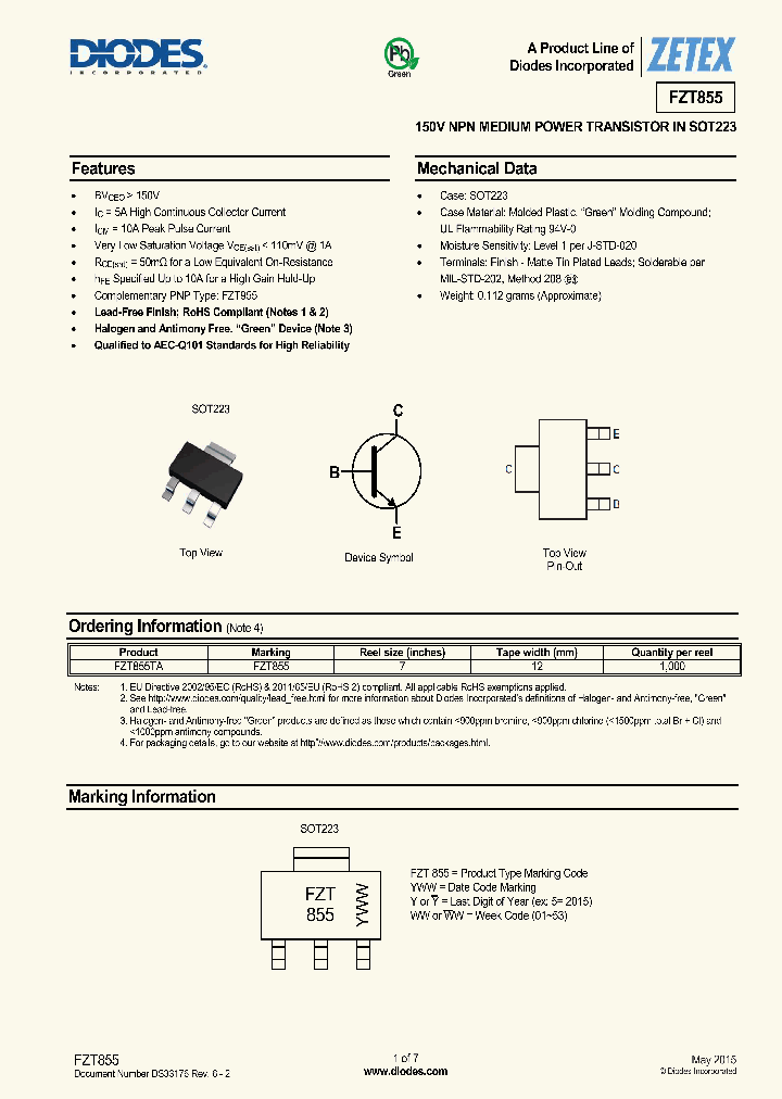 FZT855-15_8868679.PDF Datasheet
