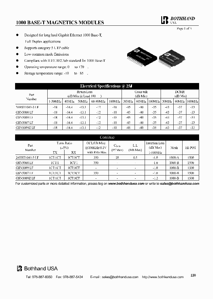 GSN5007LF_8869042.PDF Datasheet