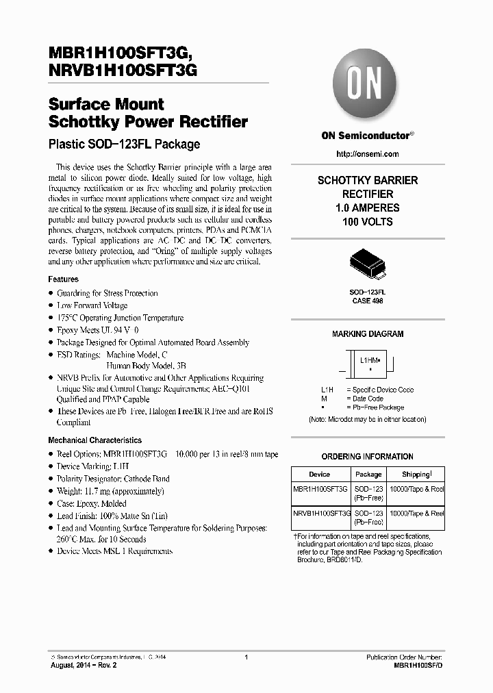 NRVB1H100SFT3G_8869290.PDF Datasheet