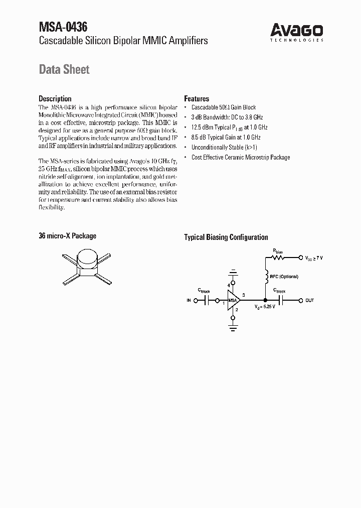 MSA-0436-TR1G_8870678.PDF Datasheet