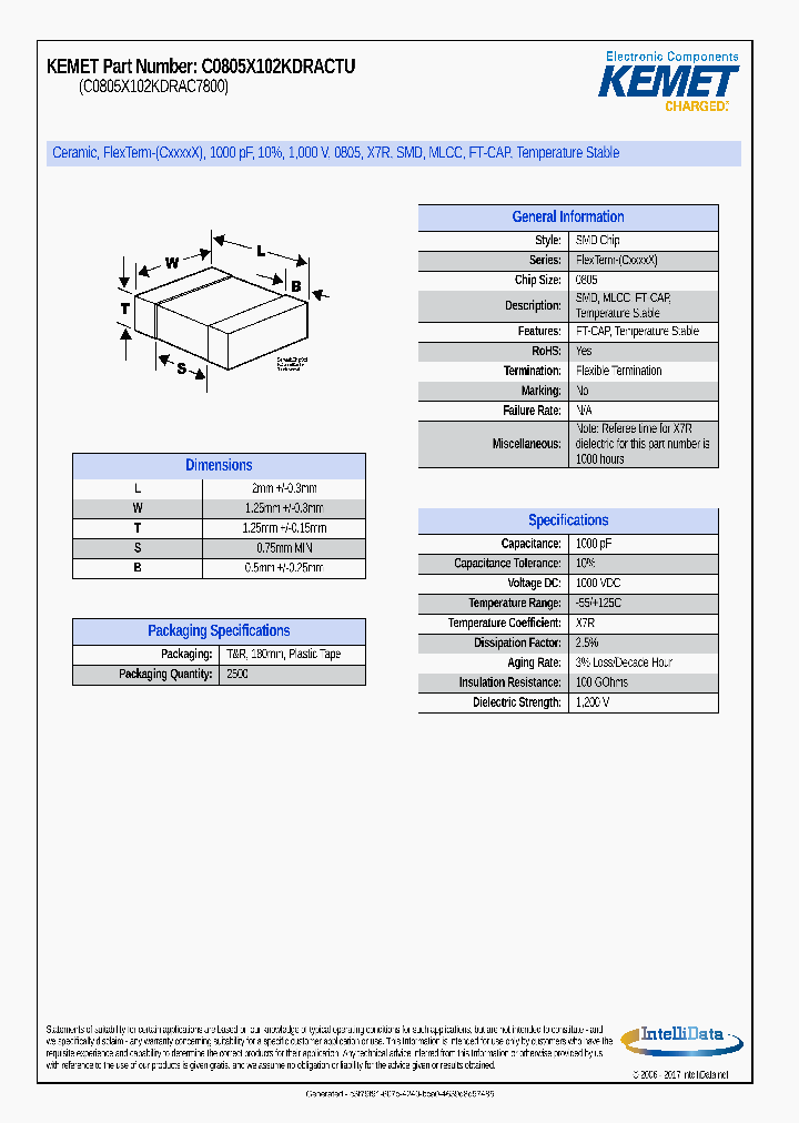 C0805X102KDRACTU_8870983.PDF Datasheet