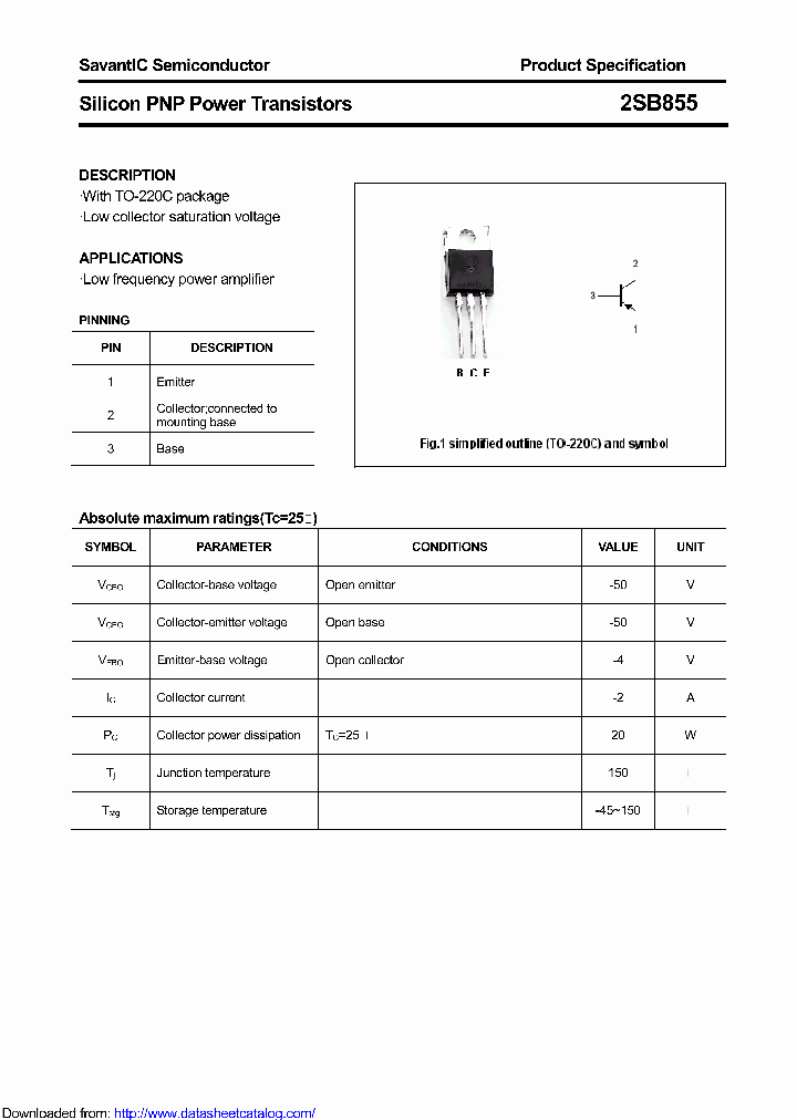 2SB855_8871816.PDF Datasheet