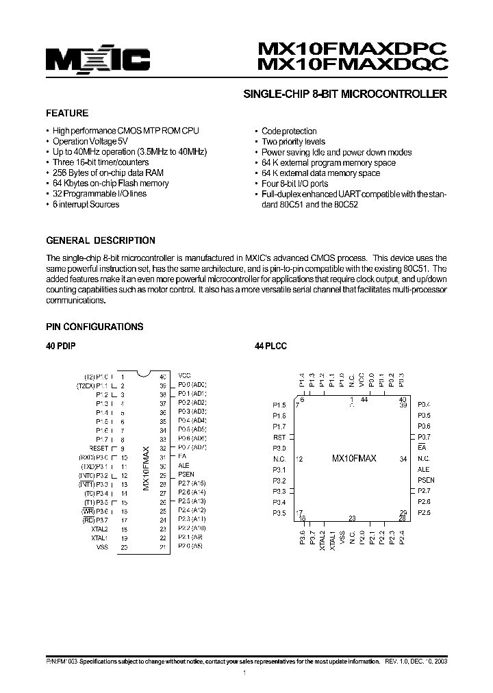 MX10FMAXDQC_8875272.PDF Datasheet