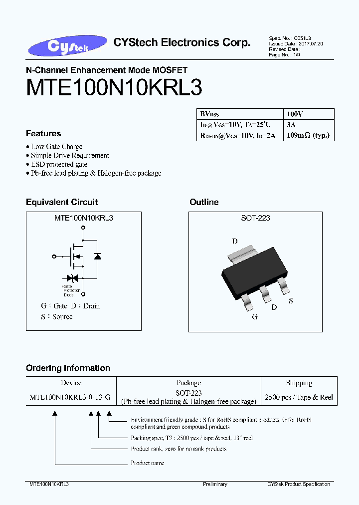 MTE100N10KRL3-0-T3-G_8880117.PDF Datasheet