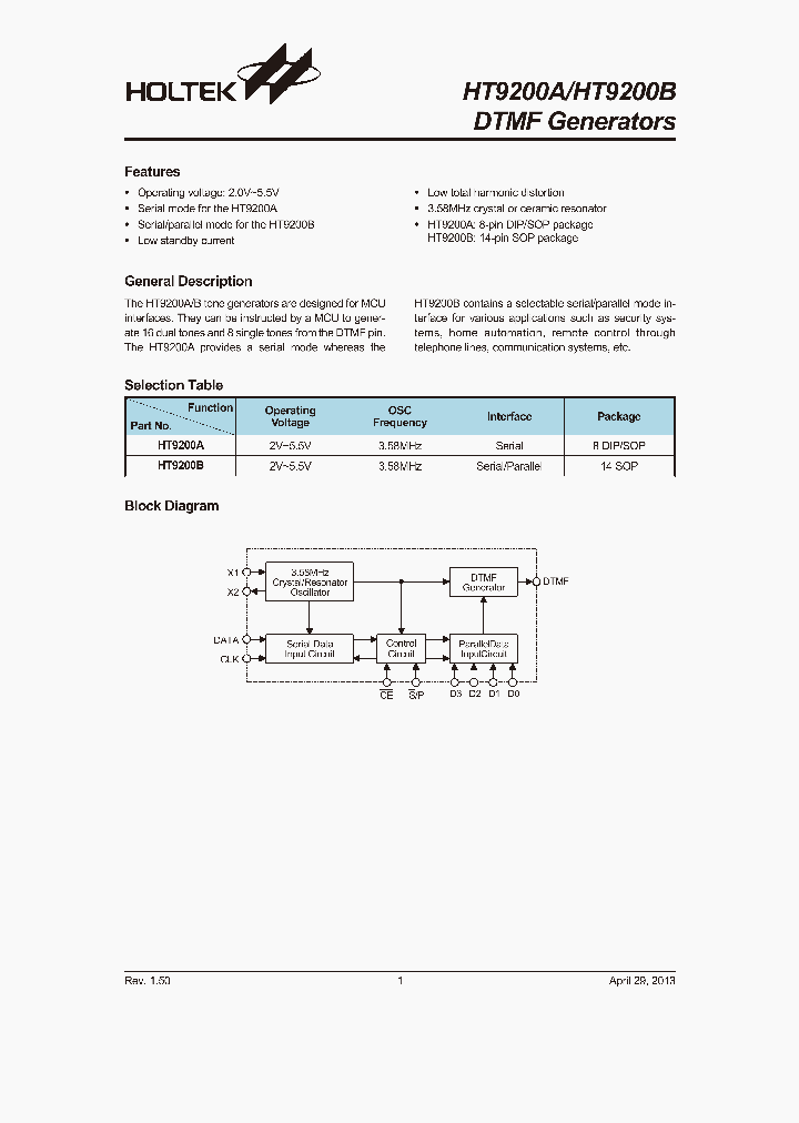 HT9200A-13_8881471.PDF Datasheet