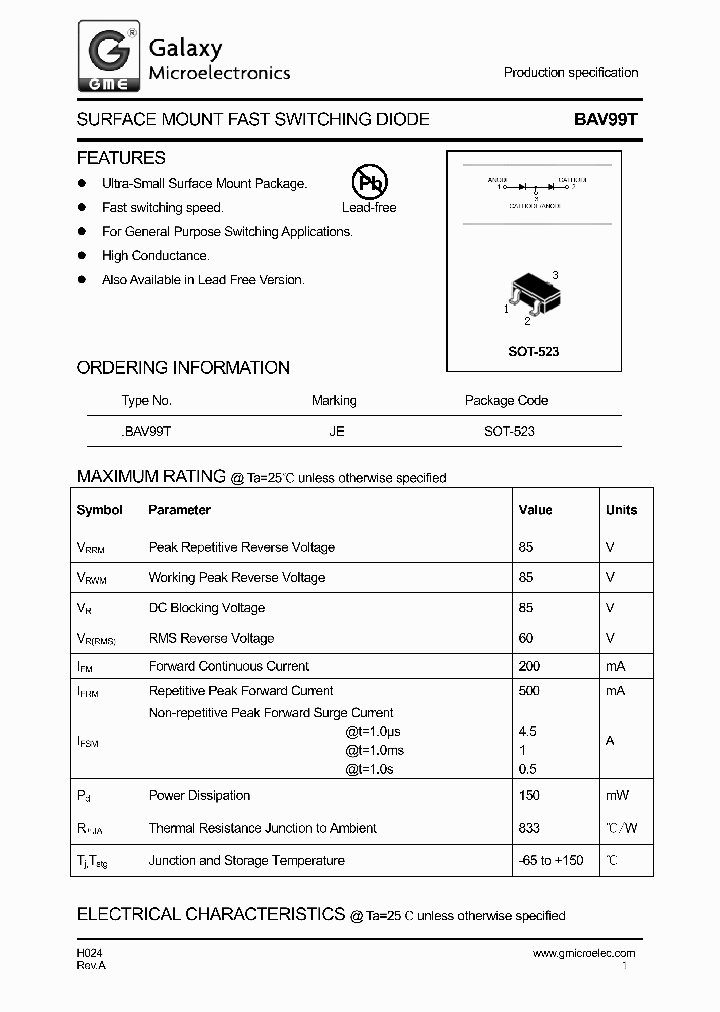 BAV99T_8881376.PDF Datasheet