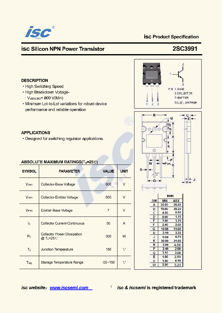 2SC3991_8884059.PDF Datasheet