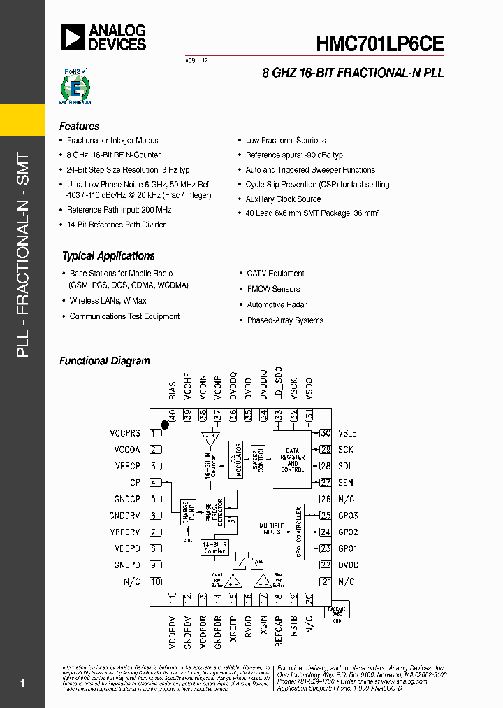 HMC701LP6CE_8889071.PDF Datasheet