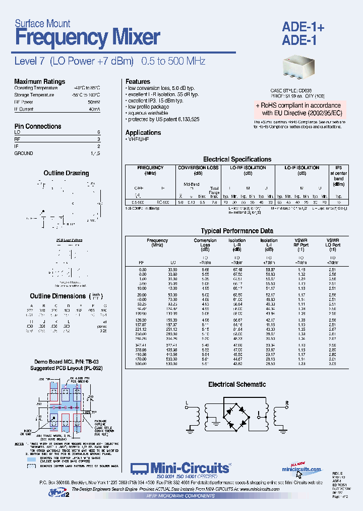 ADE-1_8889313.PDF Datasheet